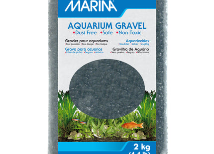 Marina Black Decorative Aquarium Gravel - 2 kg (4.4 lb)