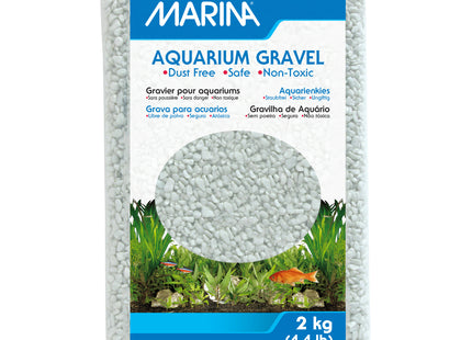 Marina Cream White Decorative Aquarium Gravel - 2 kg (4.4 lb)